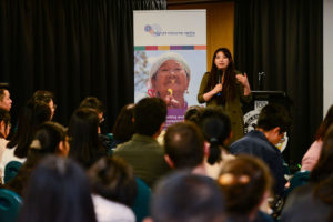 Nika Guo at the October Migrant Network Meet-up 2021